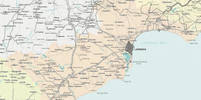 نقشہ کے larnaca قبرص
