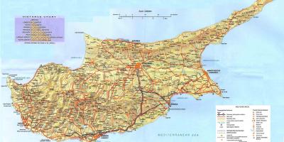 قبرص میں ملک دنیا کے نقشے