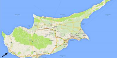 نقشہ پافوس قبرص